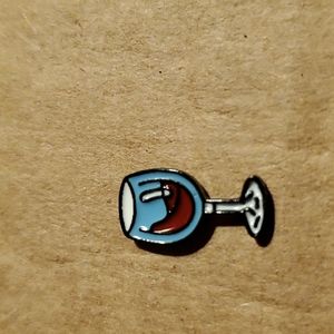 Wine glass pin